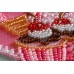 Mini Bead embroidery kit Sweet joy, AM-165 by Abris Art - buy online! ✿ Fast delivery ✿ Factory price ✿ Wholesale and retail ✿ Purchase Sets-mini-for embroidery with beads on canvas