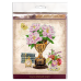 Mini Bead embroidery kit Still lafe with a clock, AM-168 by Abris Art - buy online! ✿ Fast delivery ✿ Factory price ✿ Wholesale and retail ✿ Purchase Sets-mini-for embroidery with beads on canvas