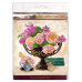 Mini Bead embroidery kit Garden flowers, AM-169 by Abris Art - buy online! ✿ Fast delivery ✿ Factory price ✿ Wholesale and retail ✿ Purchase Sets-mini-for embroidery with beads on canvas