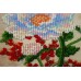 Mini Bead embroidery kit White flower, AM-173 by Abris Art - buy online! ✿ Fast delivery ✿ Factory price ✿ Wholesale and retail ✿ Purchase Sets-mini-for embroidery with beads on canvas