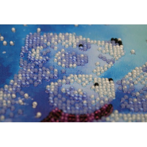 Mini Bead embroidery kit Umka, AM-175 by Abris Art - buy online! ✿ Fast delivery ✿ Factory price ✿ Wholesale and retail ✿ Purchase Sets-mini-for embroidery with beads on canvas