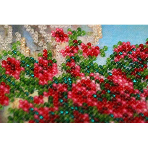 Mini Bead embroidery kit Sea outside the window, AM-177 by Abris Art - buy online! ✿ Fast delivery ✿ Factory price ✿ Wholesale and retail ✿ Purchase Sets-mini-for embroidery with beads on canvas