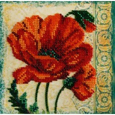 Mini Bead embroidery kit Red velvet