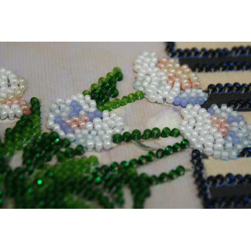 Mini Bead embroidery kit Vintage, AM-182 by Abris Art - buy online! ✿ Fast delivery ✿ Factory price ✿ Wholesale and retail ✿ Purchase Sets-mini-for embroidery with beads on canvas