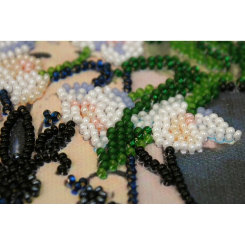 Mini Bead embroidery kit Vintage, AM-182 by Abris Art - buy online! ✿ Fast delivery ✿ Factory price ✿ Wholesale and retail ✿ Purchase Sets-mini-for embroidery with beads on canvas