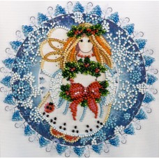 Mini Bead embroidery kit Christmas angel
