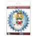 Mini Bead embroidery kit Christmas angel, AM-184 by Abris Art - buy online! ✿ Fast delivery ✿ Factory price ✿ Wholesale and retail ✿ Purchase Sets-mini-for embroidery with beads on canvas