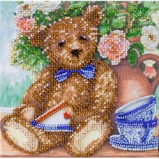 Mini Bead embroidery kit Candy bear