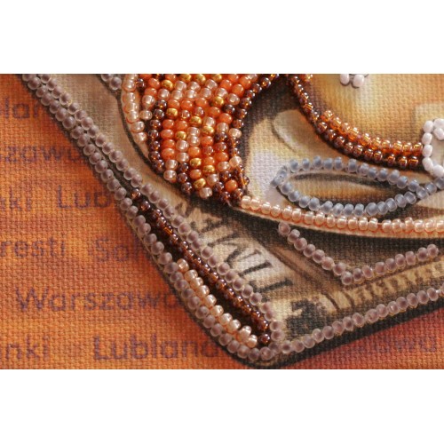 Mini Bead embroidery kit The fragrance of travel, AM-189 by Abris Art - buy online! ✿ Fast delivery ✿ Factory price ✿ Wholesale and retail ✿ Purchase Sets-mini-for embroidery with beads on canvas