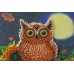 Mini Bead embroidery kit Night guest, AM-190 by Abris Art - buy online! ✿ Fast delivery ✿ Factory price ✿ Wholesale and retail ✿ Purchase Sets-mini-for embroidery with beads on canvas