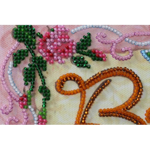 Mini Bead embroidery kit Believe, AM-191 by Abris Art - buy online! ✿ Fast delivery ✿ Factory price ✿ Wholesale and retail ✿ Purchase Sets-mini-for embroidery with beads on canvas