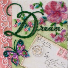 Mini Bead embroidery kit Dream