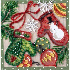 Mini Bead embroidery kit Holiday trivia