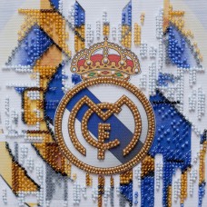 Mini Bead embroidery kit FC Real Madrid