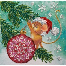 Mini Bead embroidery kit Decorating christmas tree