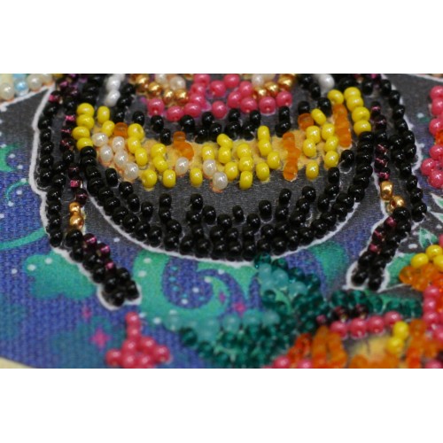 Mini Bead embroidery kit Sweetly, AM-225 by Abris Art - buy online! ✿ Fast delivery ✿ Factory price ✿ Wholesale and retail ✿ Purchase Sets-mini-for embroidery with beads on canvas