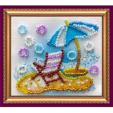 Magnets Bead embroidery kit Under the umbrella