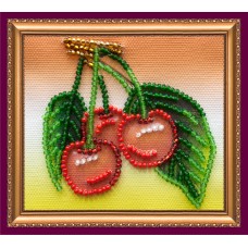 Magnets Bead embroidery kit Cherry