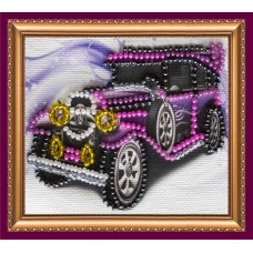 Magnets Bead embroidery kit Retro Car