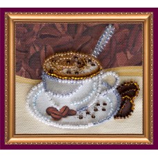 Magnets Bead embroidery kit Latte