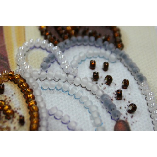 Magnets Bead embroidery kit Latte, AMA-014 by Abris Art - buy online! ✿ Fast delivery ✿ Factory price ✿ Wholesale and retail ✿ Purchase Kits for embroidery magnets with beads on canvas