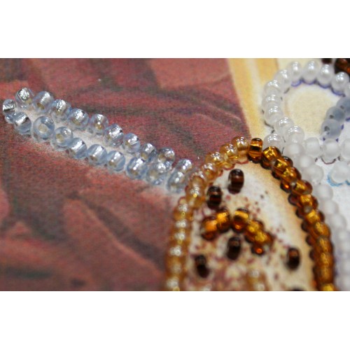 Magnets Bead embroidery kit Latte, AMA-014 by Abris Art - buy online! ✿ Fast delivery ✿ Factory price ✿ Wholesale and retail ✿ Purchase Kits for embroidery magnets with beads on canvas