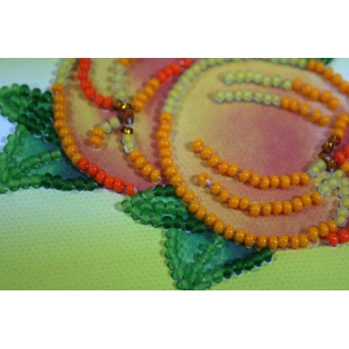 Ripe peaches, AMA-022 by Abris Art - buy online! ✿ Fast delivery ✿ Factory price ✿ Wholesale and retail ✿ Purchase Kits for embroidery magnets with beads on canvas