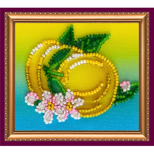 Magnets Bead embroidery kit Cherry, AMA-027 by Abris Art - buy online! ✿ Fast delivery ✿ Factory price ✿ Wholesale and retail ✿ Purchase Kits for embroidery magnets with beads on canvas