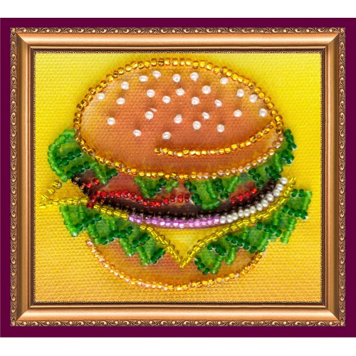 Sandwich, AMA-028 by Abris Art - buy online! ✿ Fast delivery ✿ Factory price ✿ Wholesale and retail ✿ Purchase Kits for embroidery magnets with beads on canvas
