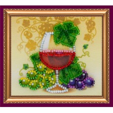 Magnets Bead embroidery kit Glass of wine