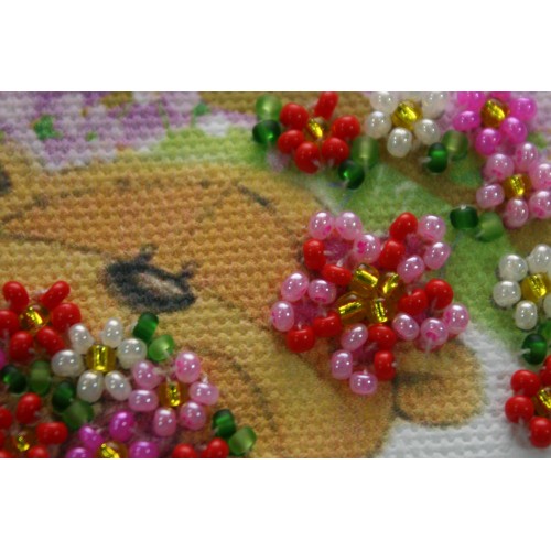 Magnets Bead embroidery kit Friends, AMA-031 by Abris Art - buy online! ✿ Fast delivery ✿ Factory price ✿ Wholesale and retail ✿ Purchase Kits for embroidery magnets with beads on canvas