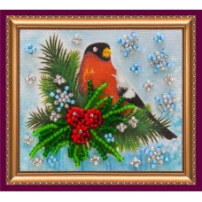 Magnets Bead embroidery kit Bullfinch