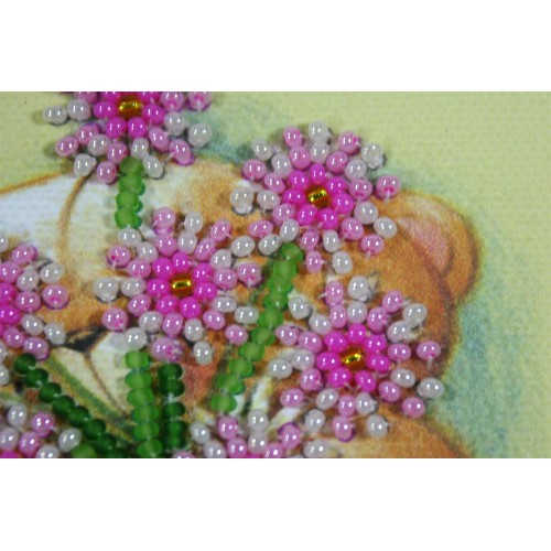 Magnets Bead embroidery kit Bouquet for you, AMA-035 by Abris Art - buy online! ✿ Fast delivery ✿ Factory price ✿ Wholesale and retail ✿ Purchase Kits for embroidery magnets with beads on canvas