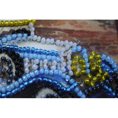Magnets Bead embroidery kit Retro Car – 2, AMA-036 by Abris Art - buy online! ✿ Fast delivery ✿ Factory price ✿ Wholesale and retail ✿ Purchase Kits for embroidery magnets with beads on canvas