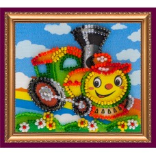 Magnets Bead embroidery kit Train