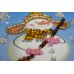 Magnets Bead embroidery kit Snowman – 1, AMA-041 by Abris Art - buy online! ✿ Fast delivery ✿ Factory price ✿ Wholesale and retail ✿ Purchase Kits for embroidery magnets with beads on canvas