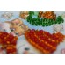 Magnets Bead embroidery kit Happy New Year – 1, AMA-042 by Abris Art - buy online! ✿ Fast delivery ✿ Factory price ✿ Wholesale and retail ✿ Purchase Kits for embroidery magnets with beads on canvas