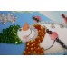 Magnets Bead embroidery kit Snowman – 2, AMA-043 by Abris Art - buy online! ✿ Fast delivery ✿ Factory price ✿ Wholesale and retail ✿ Purchase Kits for embroidery magnets with beads on canvas