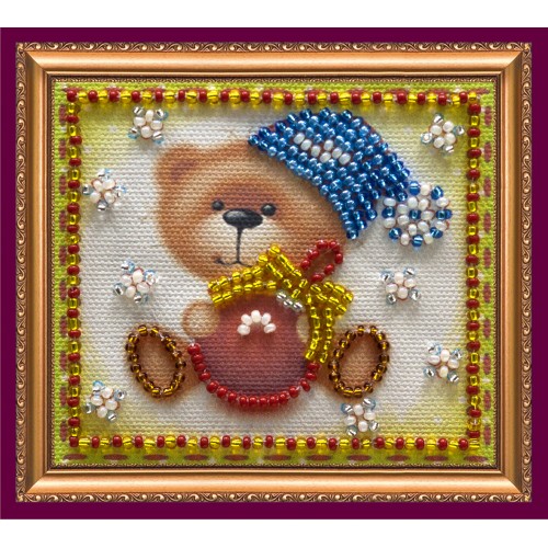 Magnets Bead embroidery kit Ball – 1, AMA-047 by Abris Art - buy online! ✿ Fast delivery ✿ Factory price ✿ Wholesale and retail ✿ Purchase Kits for embroidery magnets with beads on canvas