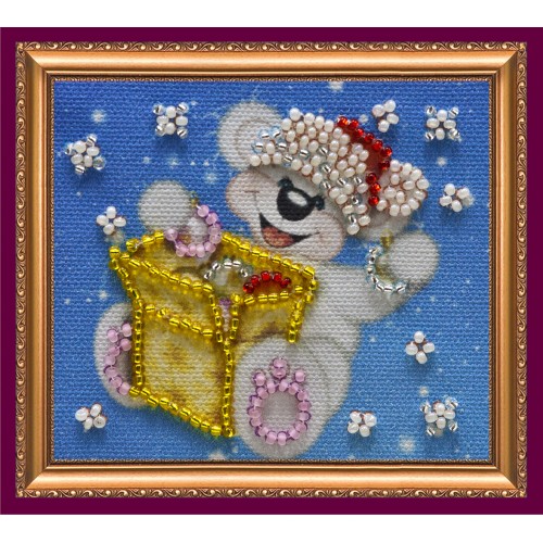 Magnets Bead embroidery kit Gifts – 1, AMA-049 by Abris Art - buy online! ✿ Fast delivery ✿ Factory price ✿ Wholesale and retail ✿ Purchase Kits for embroidery magnets with beads on canvas