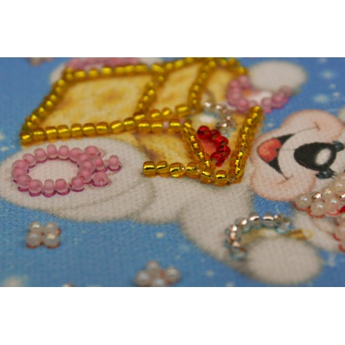 Magnets Bead embroidery kit Gifts – 1, AMA-049 by Abris Art - buy online! ✿ Fast delivery ✿ Factory price ✿ Wholesale and retail ✿ Purchase Kits for embroidery magnets with beads on canvas