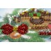 Magnets Bead embroidery kit Happy New Year – 2, AMA-051 by Abris Art - buy online! ✿ Fast delivery ✿ Factory price ✿ Wholesale and retail ✿ Purchase Kits for embroidery magnets with beads on canvas