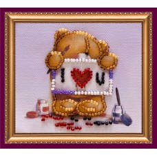 Magnets Bead embroidery kit Happy Valentine's Day – 1