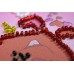 Magnets Bead embroidery kit Happy Valentines Day – 2, AMA-059 by Abris Art - buy online! ✿ Fast delivery ✿ Factory price ✿ Wholesale and retail ✿ Purchase Kits for embroidery magnets with beads on canvas