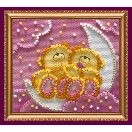 Magnets Bead embroidery kit Couple in love – 1, AMA-060 by Abris Art - buy online! ✿ Fast delivery ✿ Factory price ✿ Wholesale and retail ✿ Purchase Kits for embroidery magnets with beads on canvas