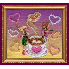 Magnets Bead embroidery kit Scent of love