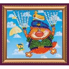 Magnets Bead embroidery kit Paratroopers