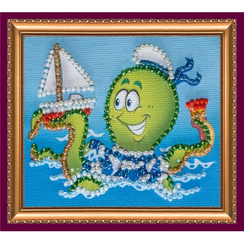 Magnets Bead embroidery kit Marines, AMA-069 by Abris Art - buy online! ✿ Fast delivery ✿ Factory price ✿ Wholesale and retail ✿ Purchase Kits for embroidery magnets with beads on canvas