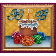 Magnets Bead embroidery kit Easter still-life – 1