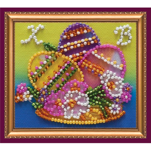 Magnets Bead embroidery kit Easter still-life – 3, AMA-073 by Abris Art - buy online! ✿ Fast delivery ✿ Factory price ✿ Wholesale and retail ✿ Purchase Kits for embroidery magnets with beads on canvas